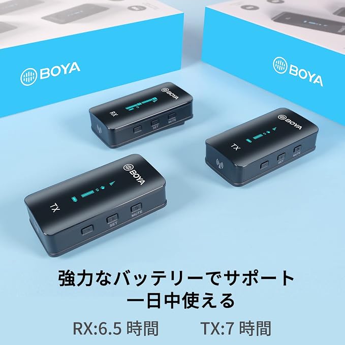 BOYA BY-XM6-S2 2.4GHz Wireless Microphone System